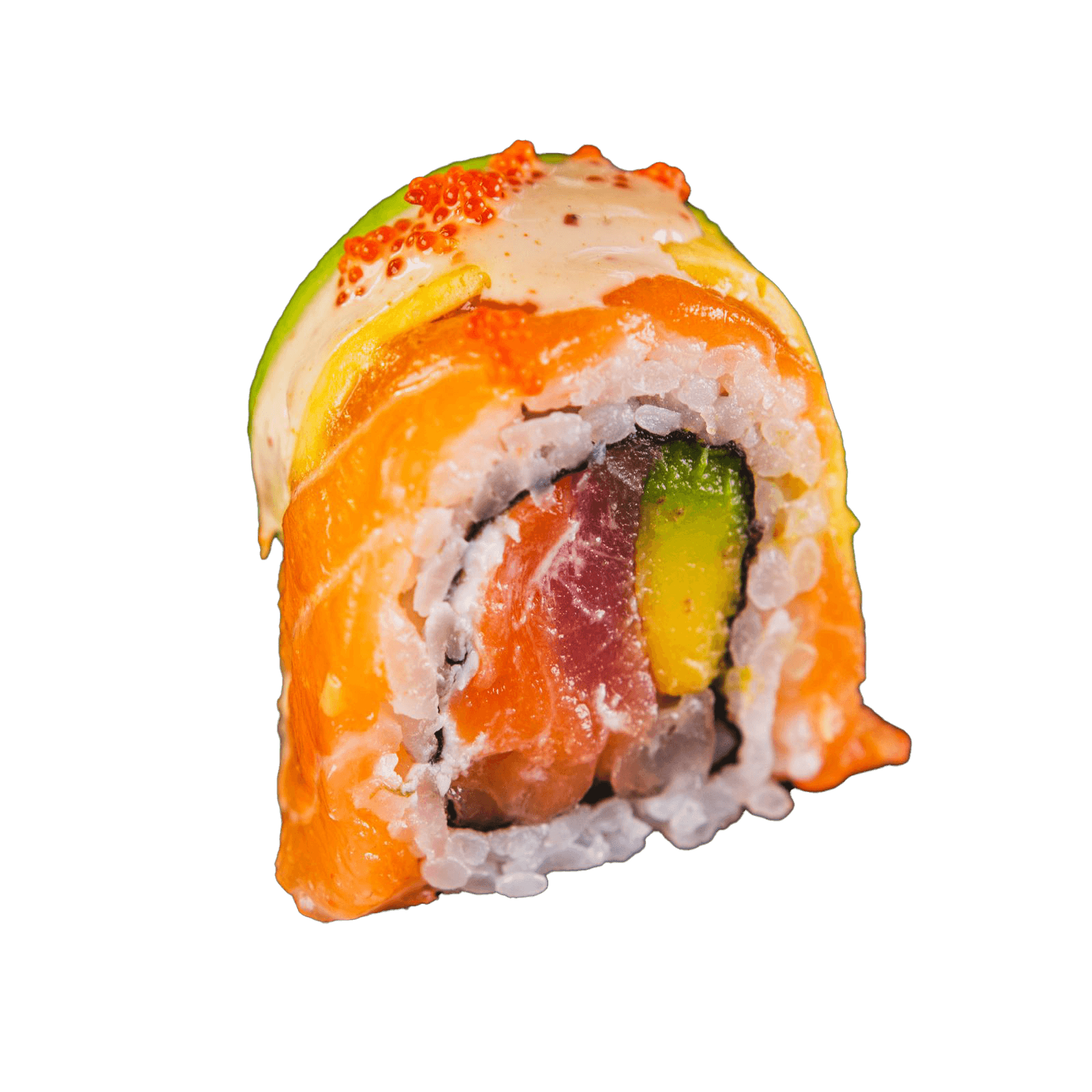 72- Rainbow Roll(8pcs)