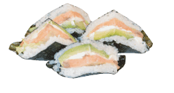 67- Salmon Maki Sandwich (4pcs)